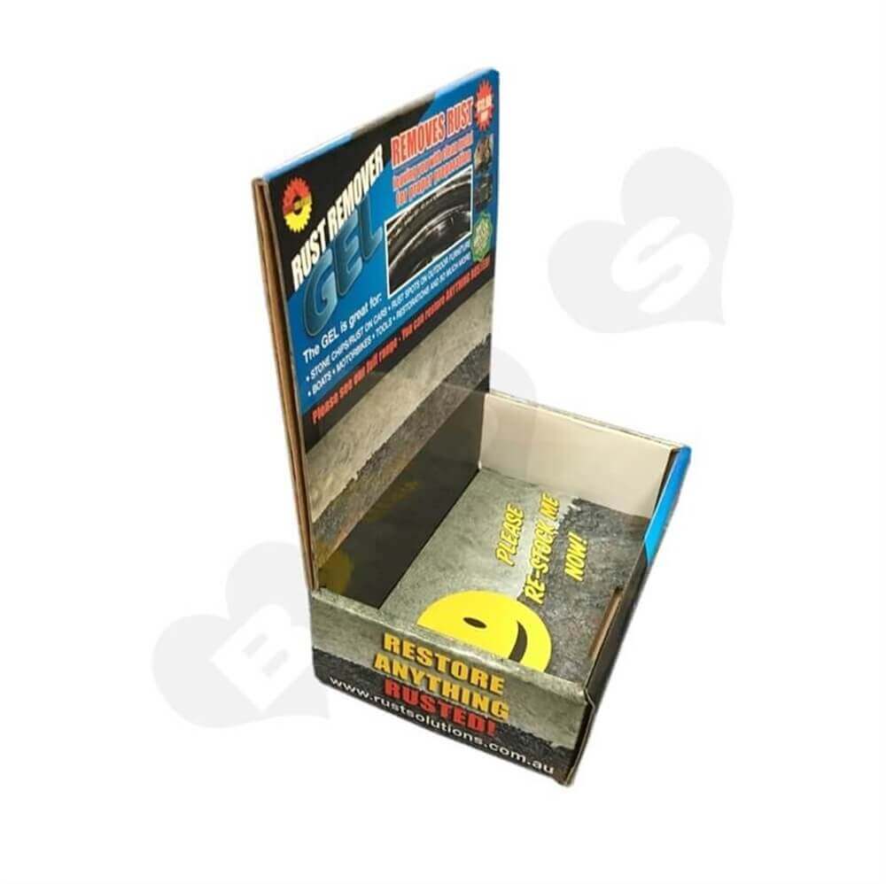 Rust Removal Gel Counter Display Sideview Five