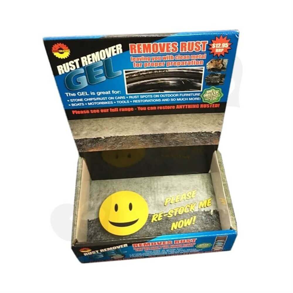 Rust Removal Gel Counter Display Sideview One