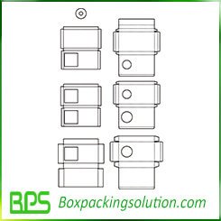 small device packaging box template
