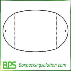 small paperboard insert template
