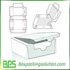 snack food packaging box design templates