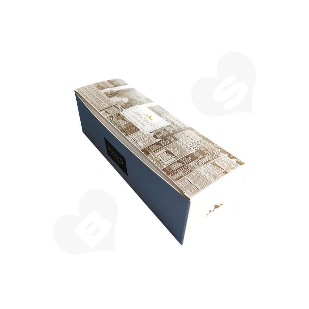 Tuck Top Paper Box For Coffee Powder Side View Four