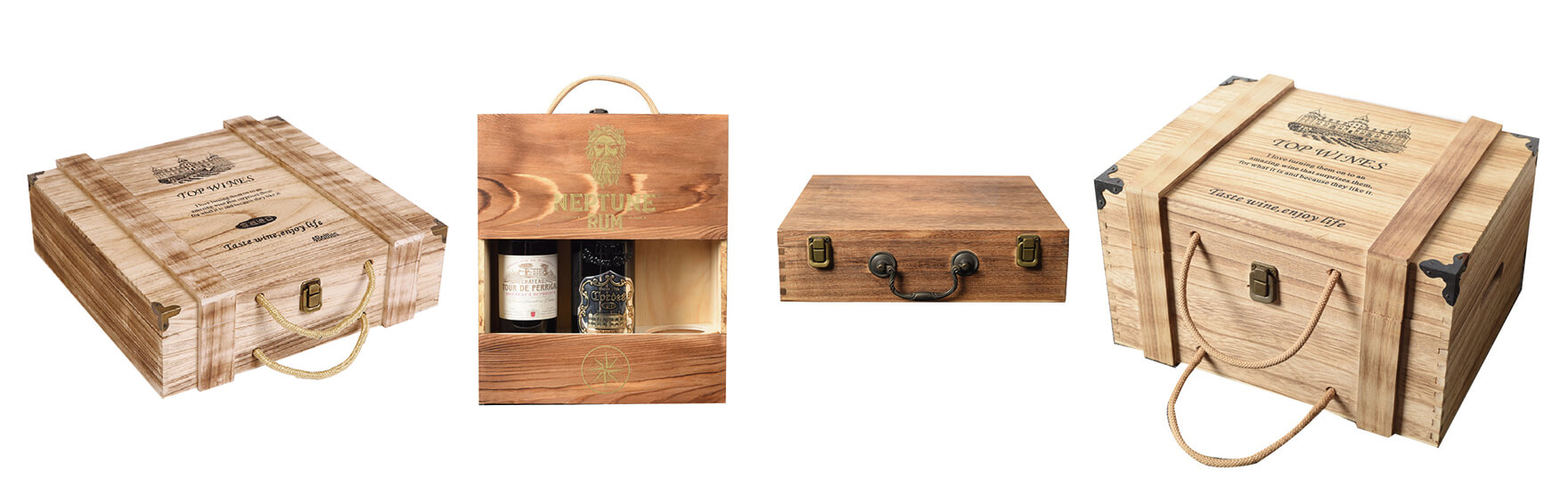 Tung Wood Wine Box Packaging