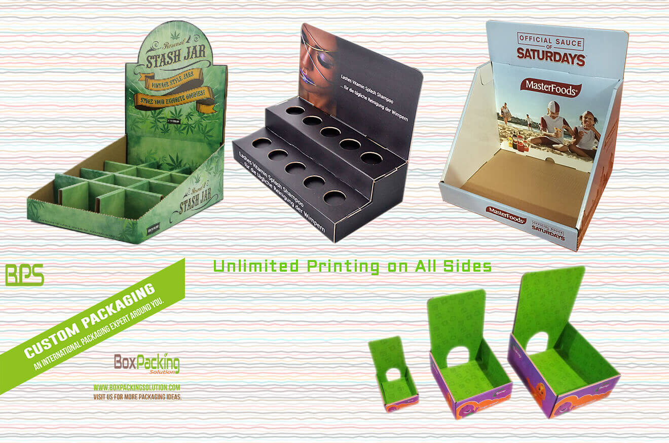 Unlimited Printing on Custom Counter Displays Unlimited Printing on Custom Counter Displays