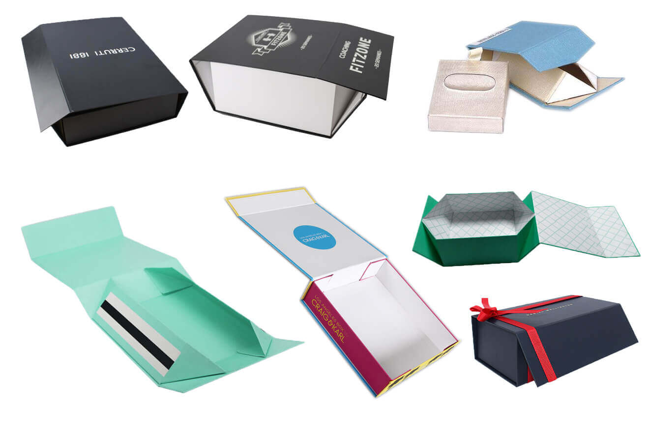 Various Collapsible Rigid Boxes Foldable Boxes